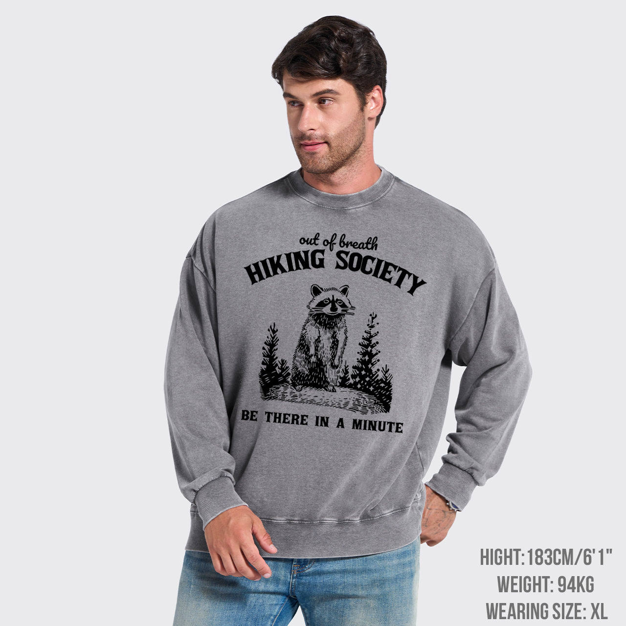 Out Of Breath Hiking Society Washed Sweatshirts