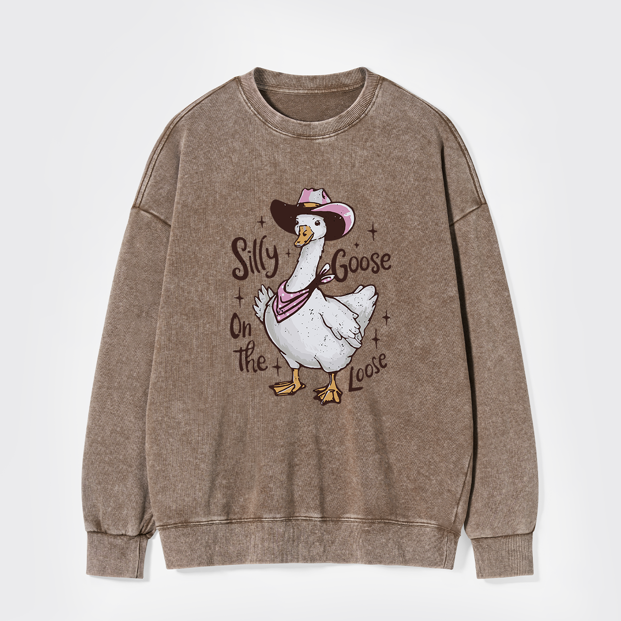 Silly Goose,On The Loose Washed Sweatshirts