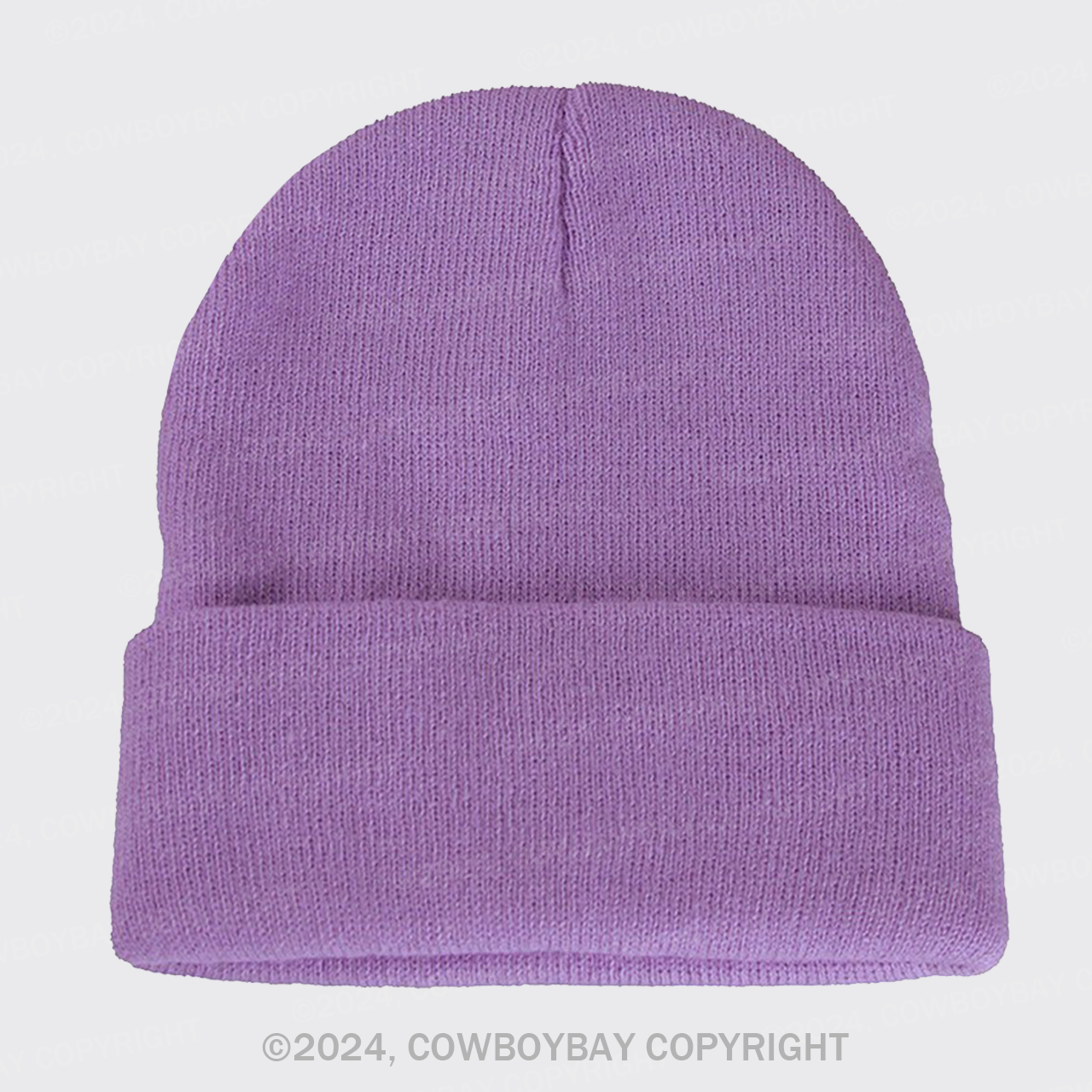 Solid Color Light Plate Knitted Beanie