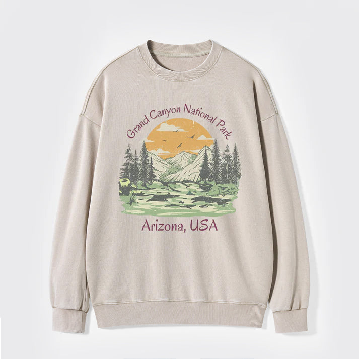 Grand Canyon National Park Washed Sweatshirts