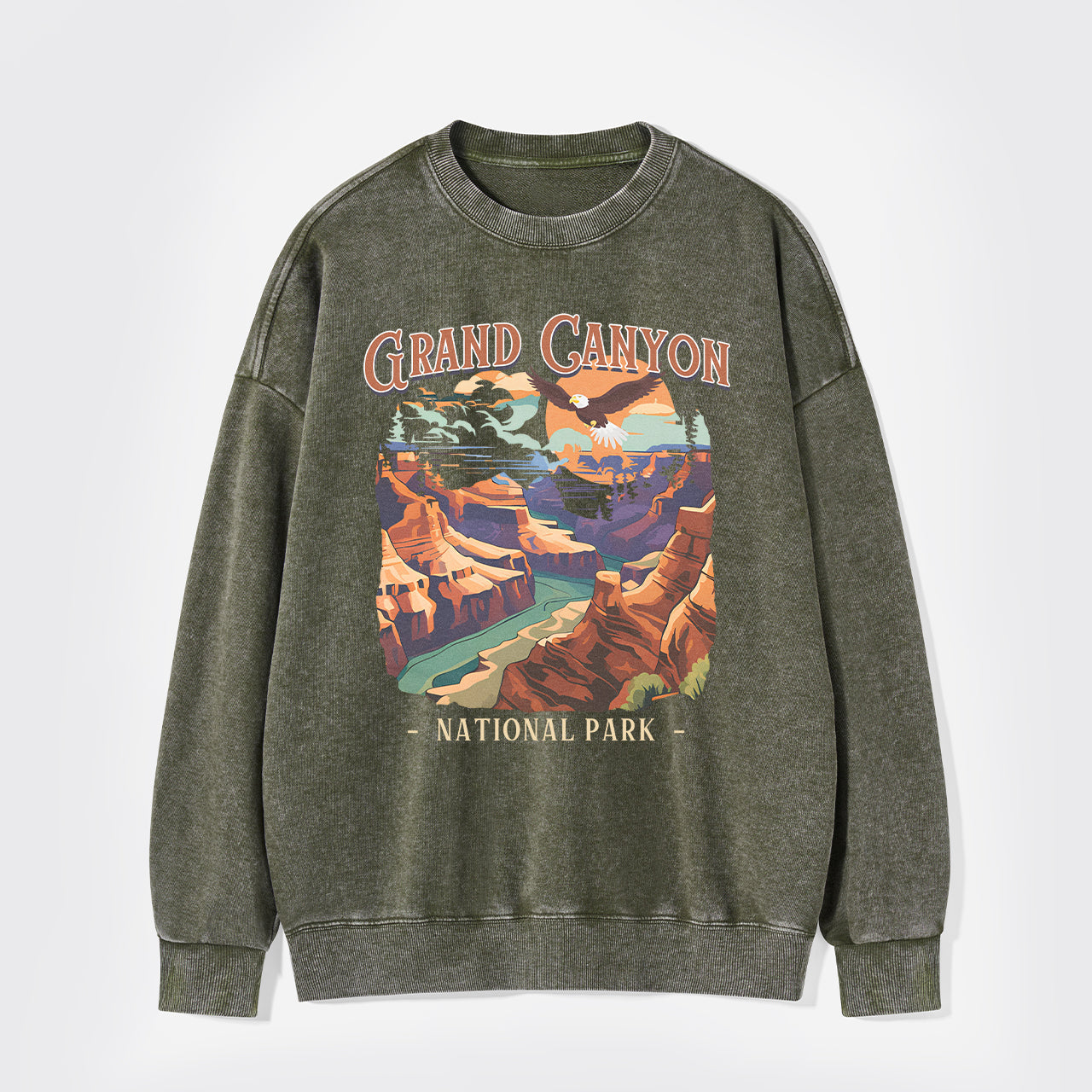 Vintage Grand Canyon National Park Washed Sweatshirts