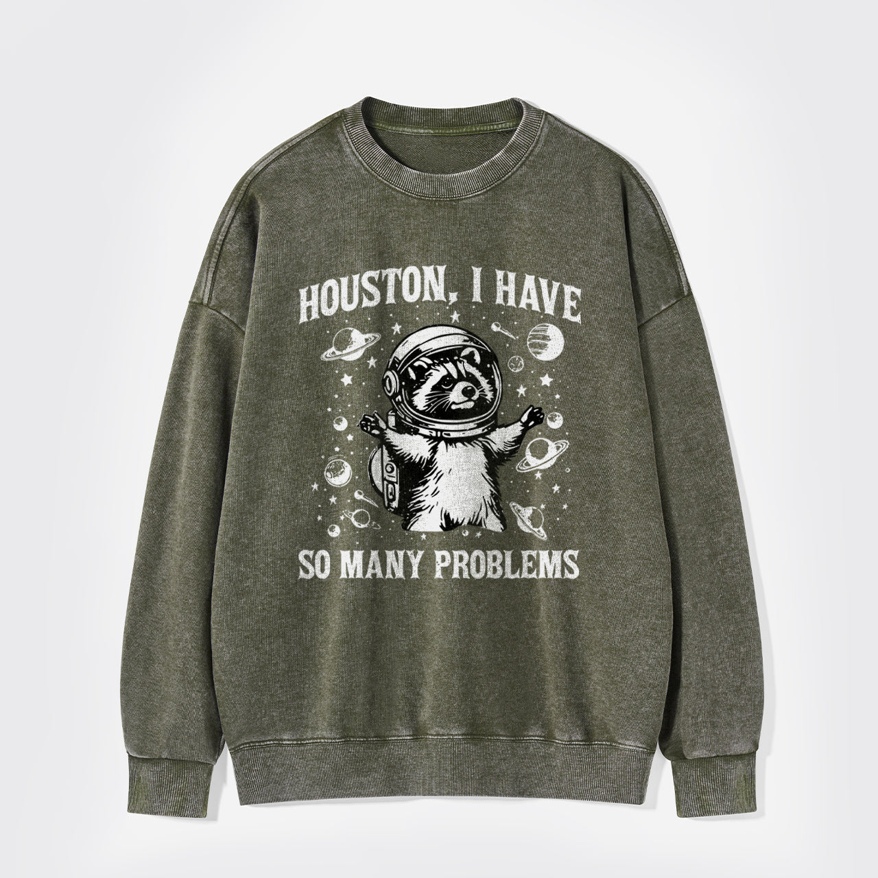 Space Explorer Washed Sweatshirts
