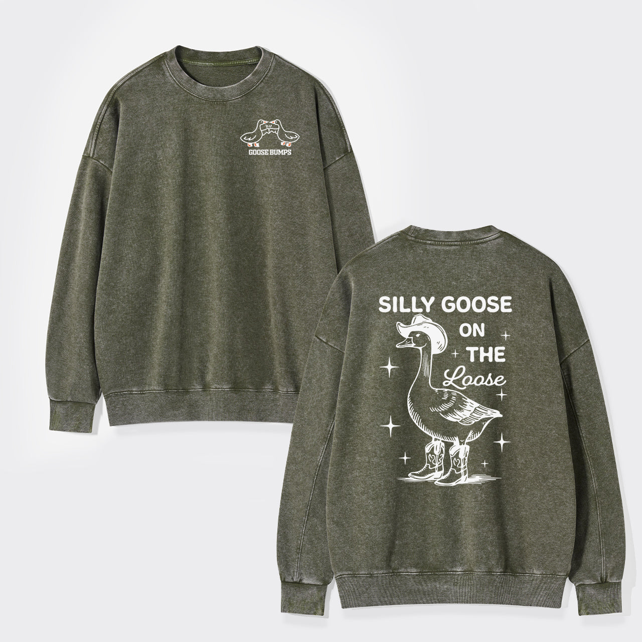 Silly Goose Washed Sweatshirts