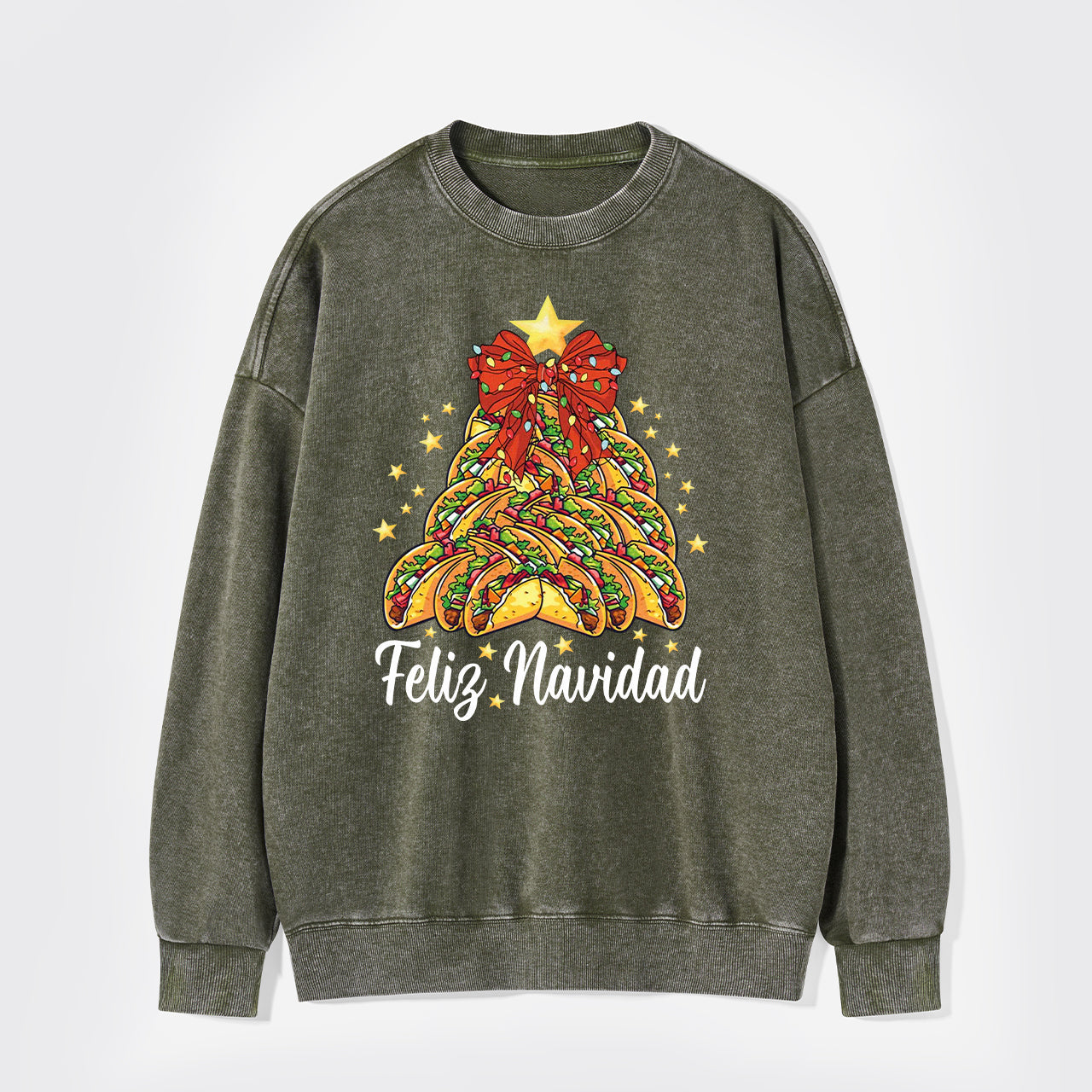 Mexican Food Washed Sweatshirts