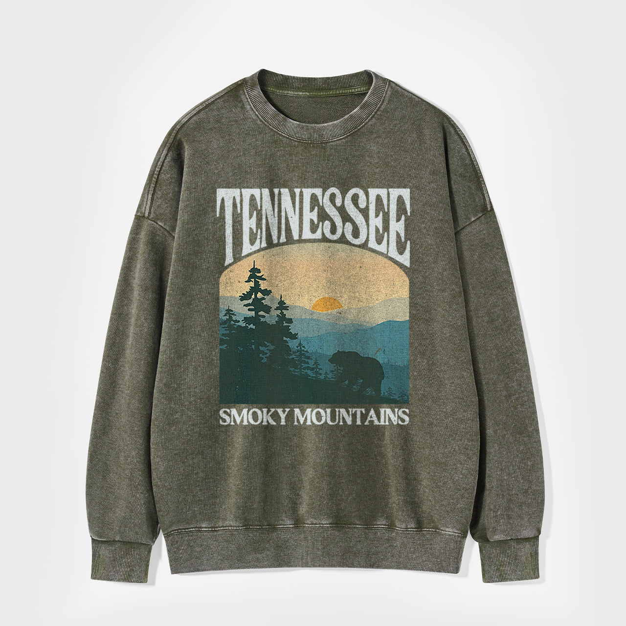 Tennessee Smoky Mountains Washed Sweatshirts