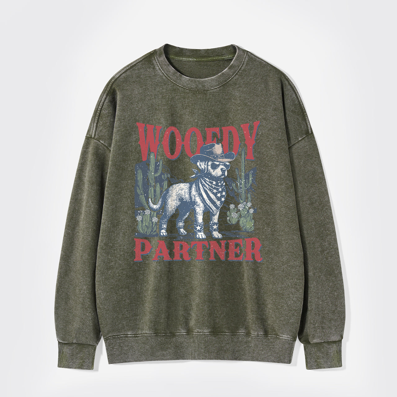 Woofdy Partner Washed Sweatshirts
