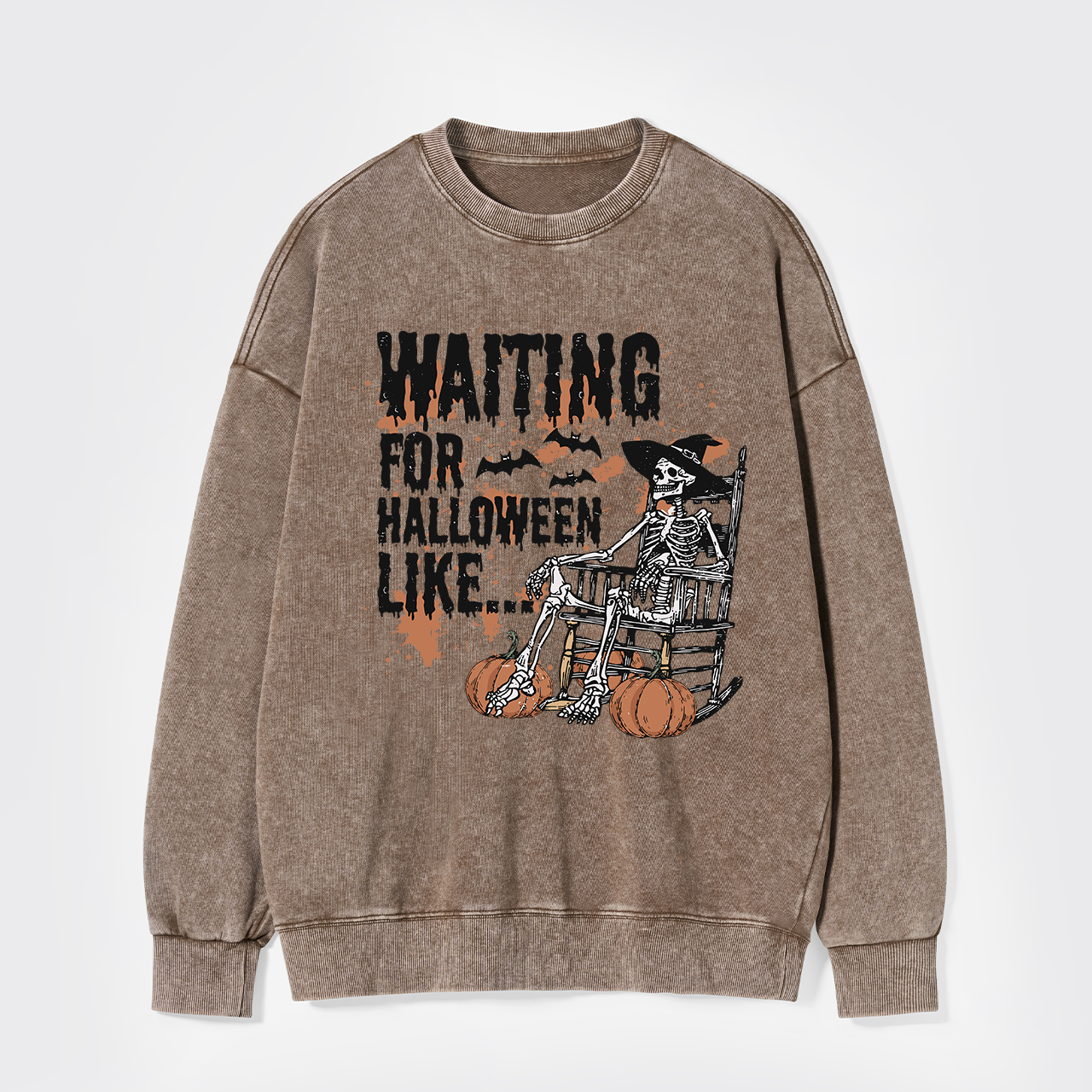 Waiting For Halloween Like Washed Sweatshirts