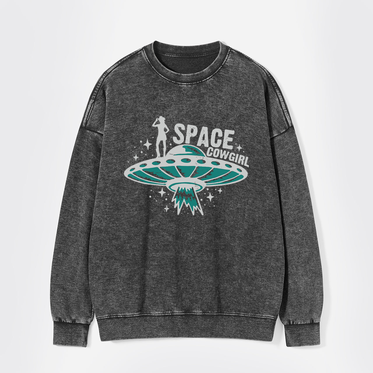 The cowgirl Is Here To Pick You Up Washed Sweatshirts