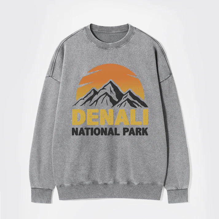 Denali National Park Washed Sweatshirts