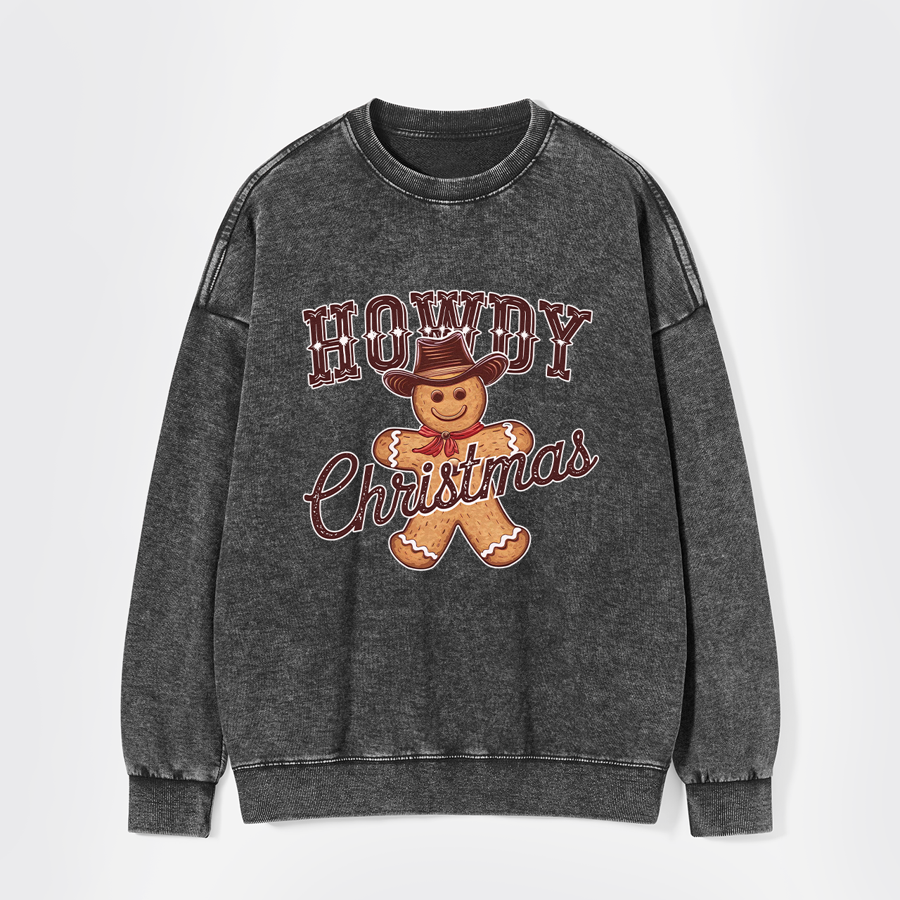 Howdy Christmas Washed Sweatshirts