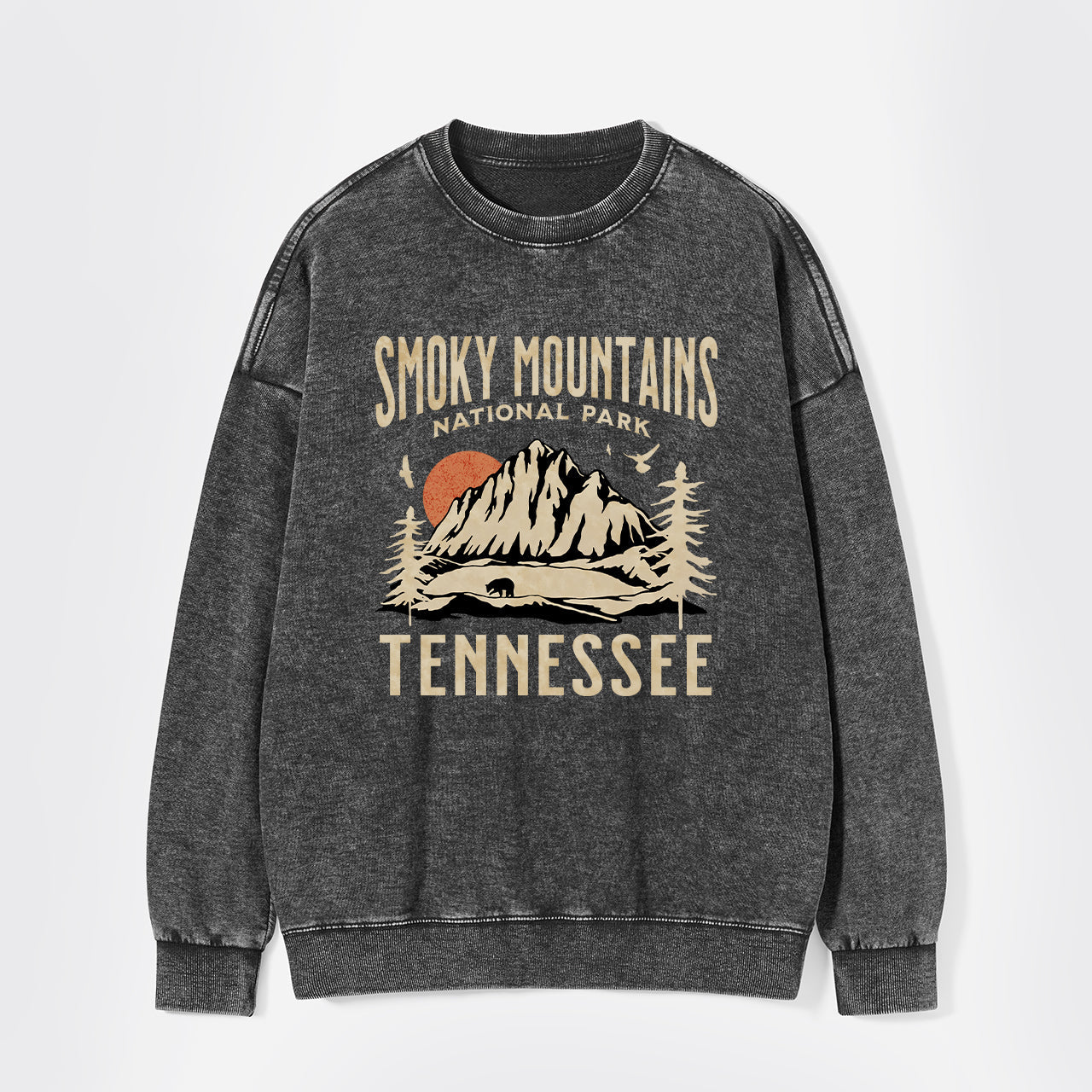 Smoky Mountains National Park Tennessee Washed Sweatshirts