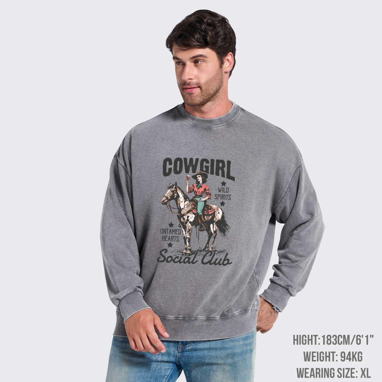 Cowgirl Social Club Washed Sweatshirts