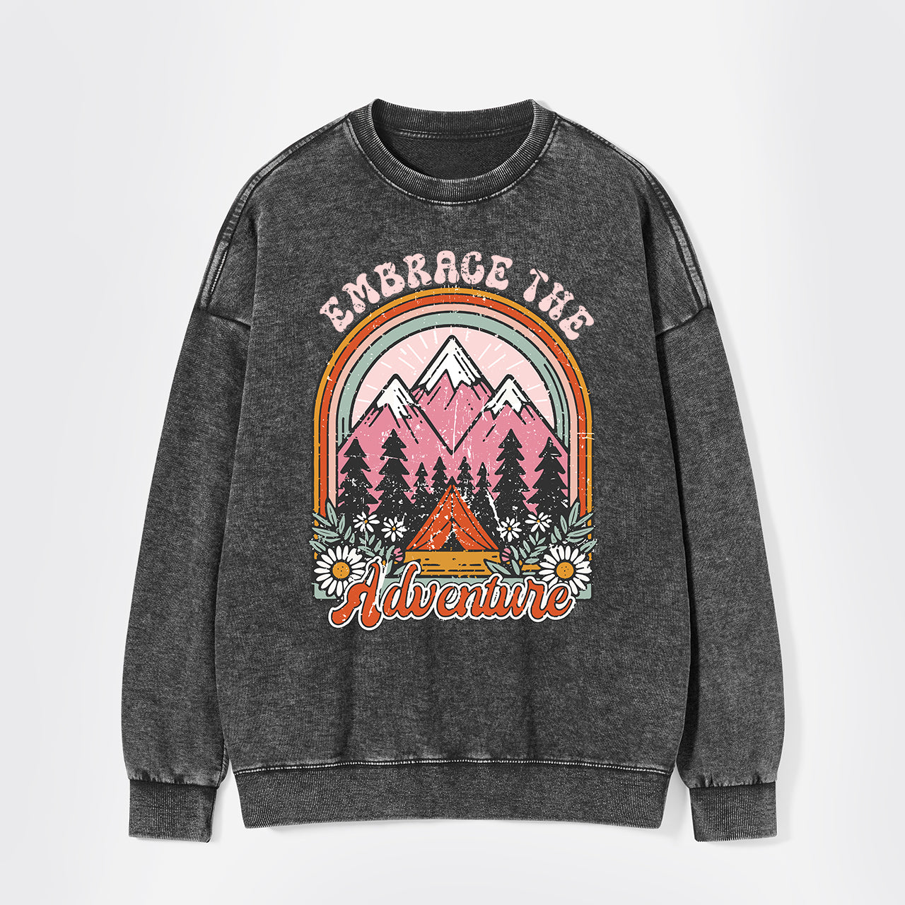 Embrace The Adventure Washed Sweatshirts