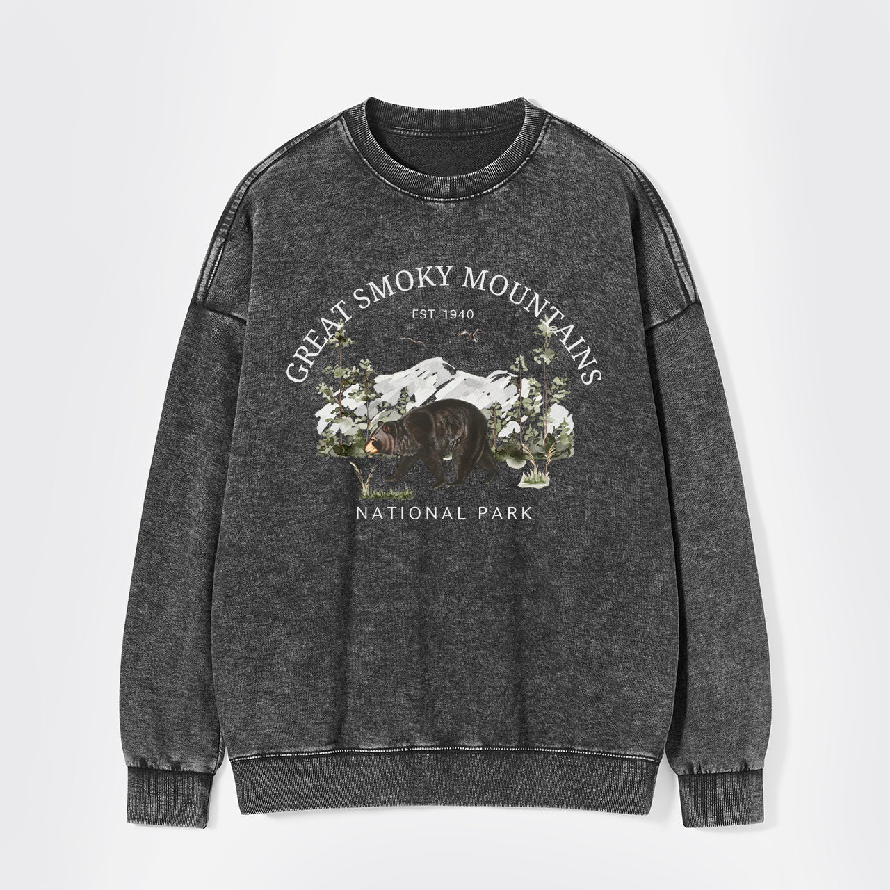 Great Smoky Mountains National Park EST.1940 Washed Sweatshirts