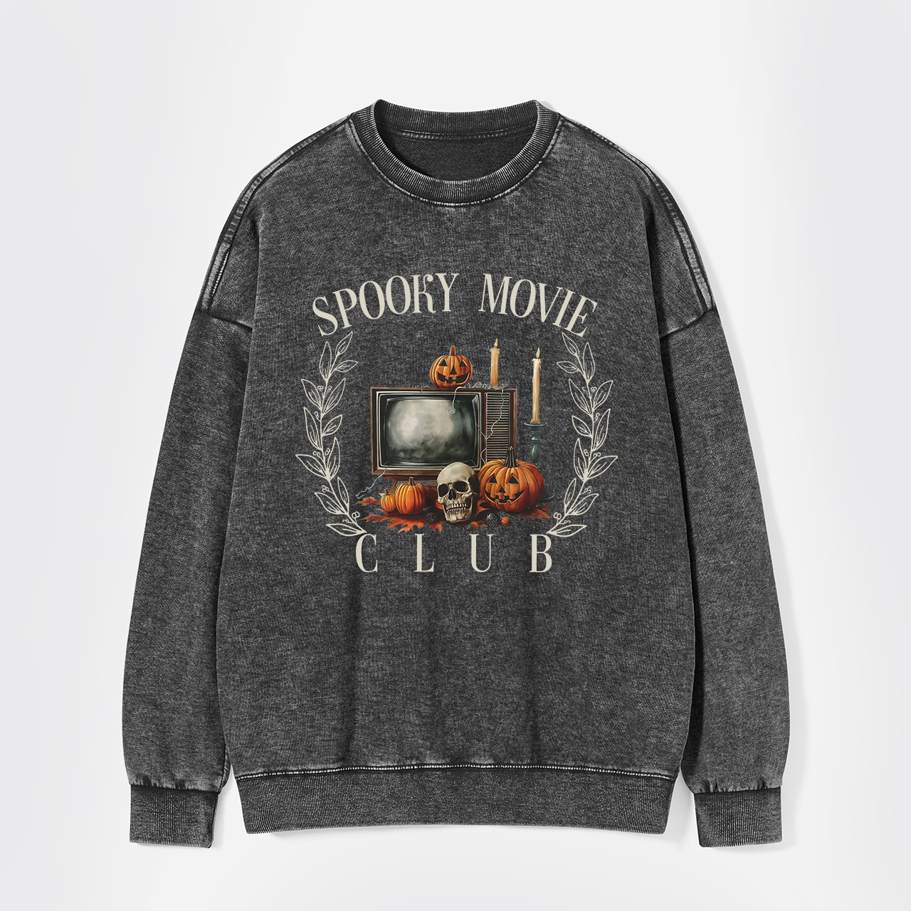 Spooky Movie Club Washed Sweatshirts