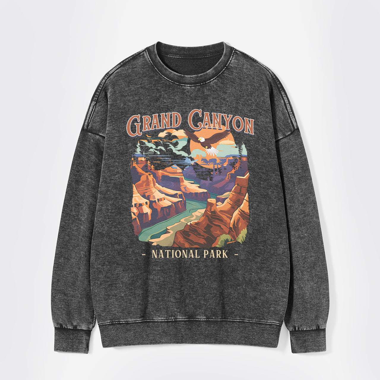 Vintage Grand Canyon National Park Washed Sweatshirts
