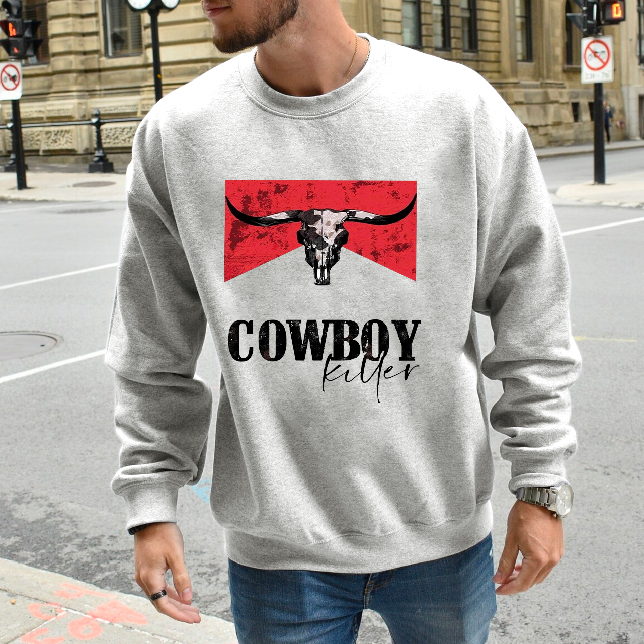 Cowboy Killer Vintage Western Sweatshirt