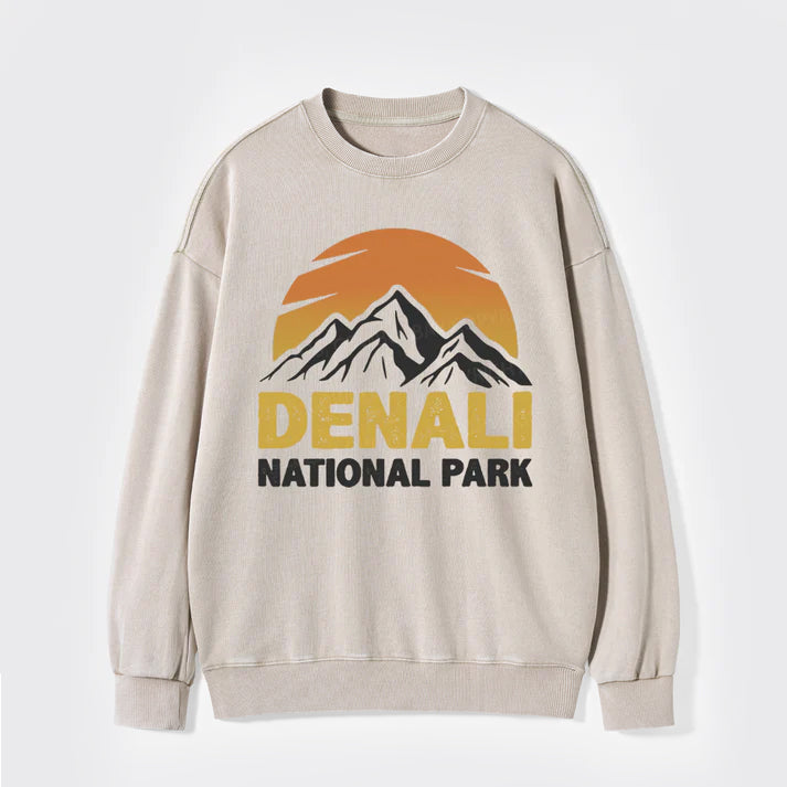 Denali National Park Washed Sweatshirts