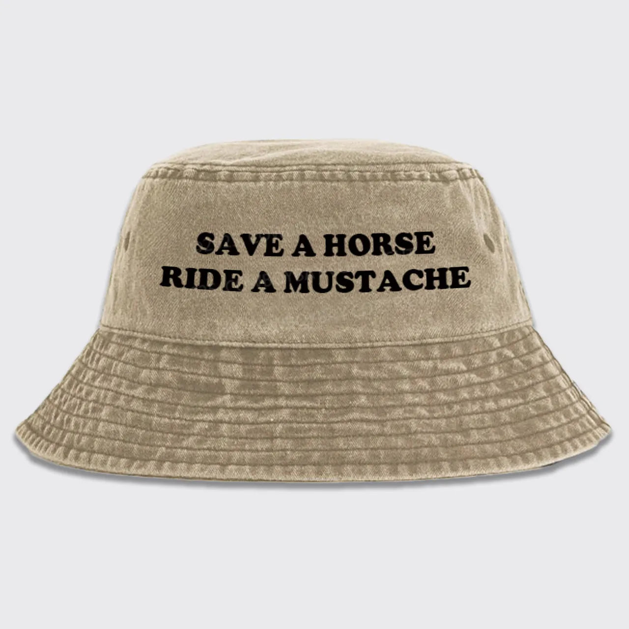 Save A Horse Ride A Mustache Bucket Hat