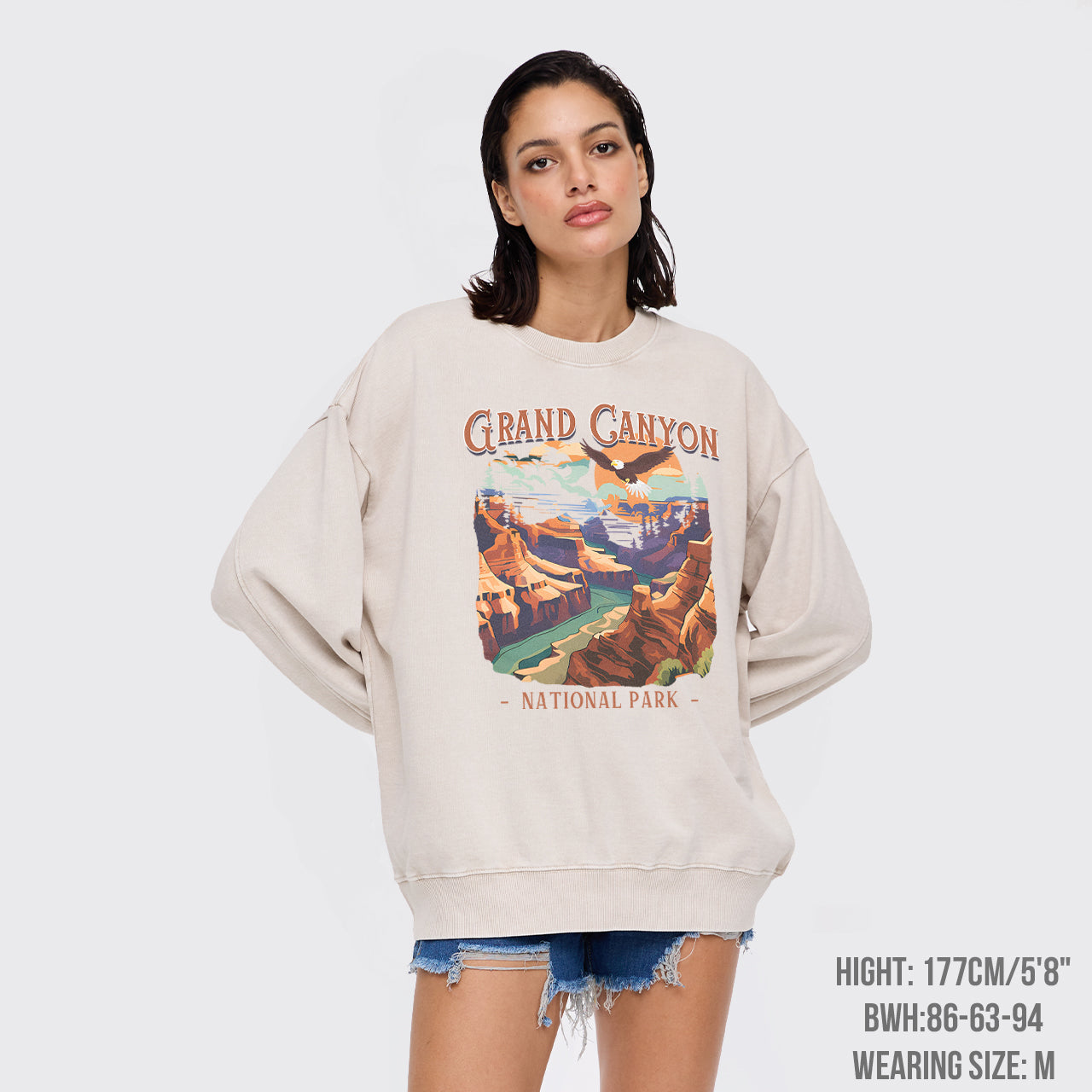 Vintage Grand Canyon National Park Washed Sweatshirts
