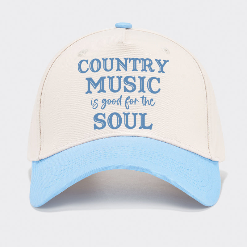 Country Music Is Good For The Soul Baseball Cap