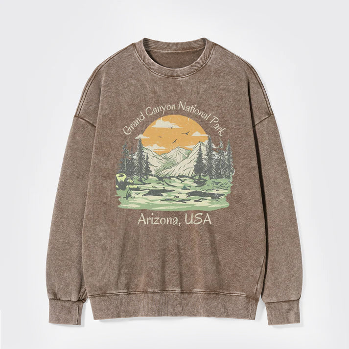 Grand Canyon National Park Washed Sweatshirts