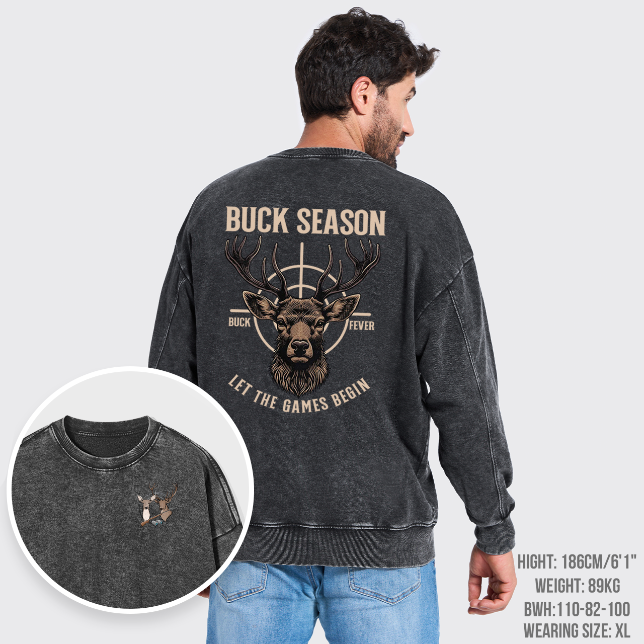 Fill The Freezer Season Washed Sweatshirts