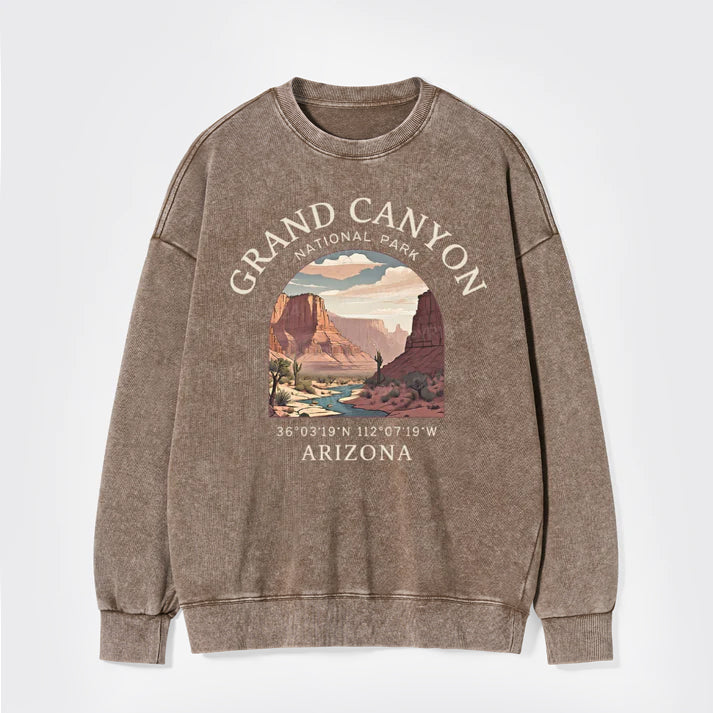 Arizona National Park Washed Sweatshirts