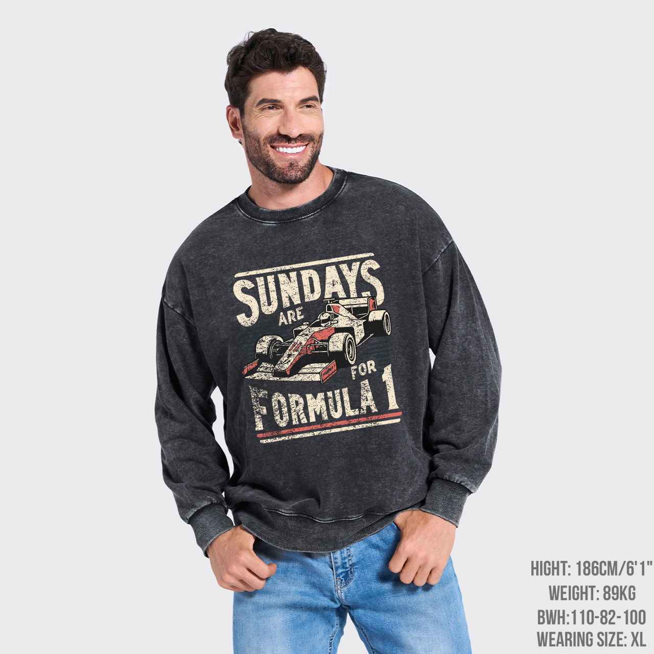 Formula 1 Race Day Coaster Washed Sweatshirts