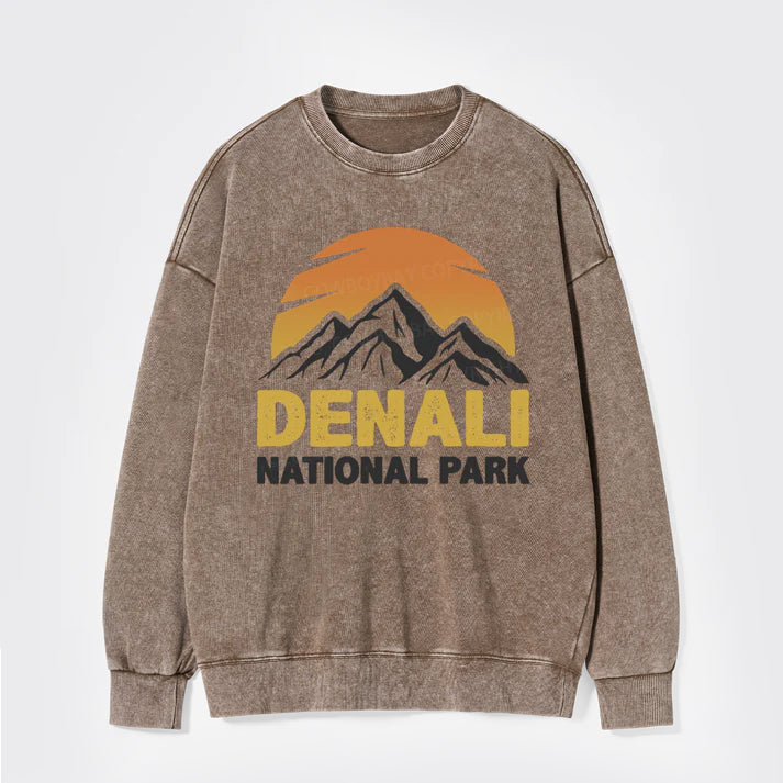 Denali National Park Washed Sweatshirts