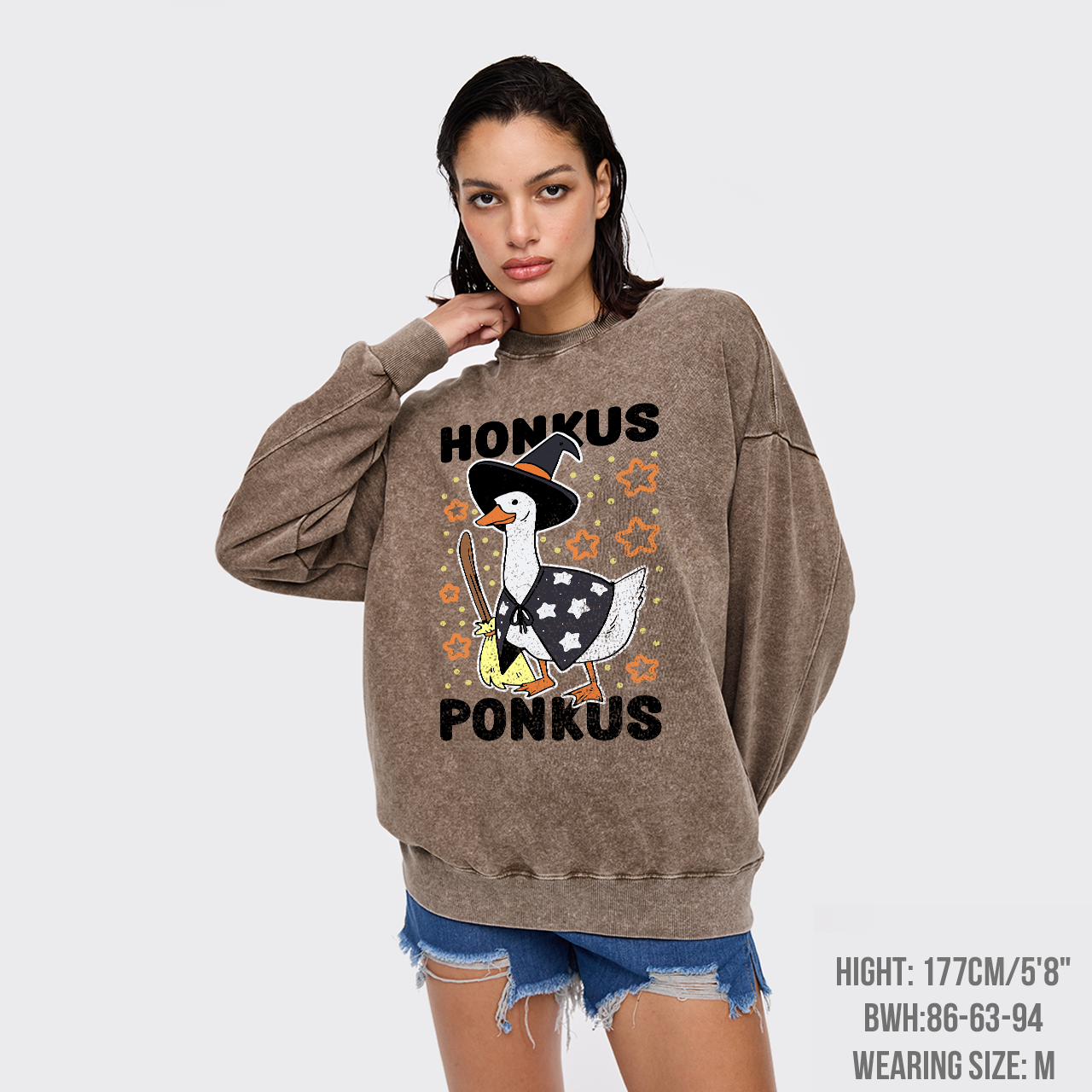 Honkus Ponkus Washed Sweatshirts