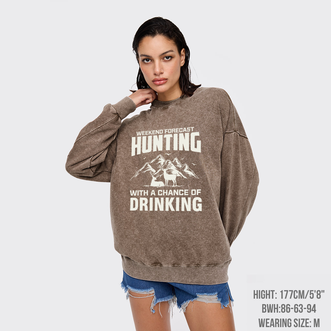 Weekend Forecast Hunting With A Chance Of Drinking Washed Sweatshirts