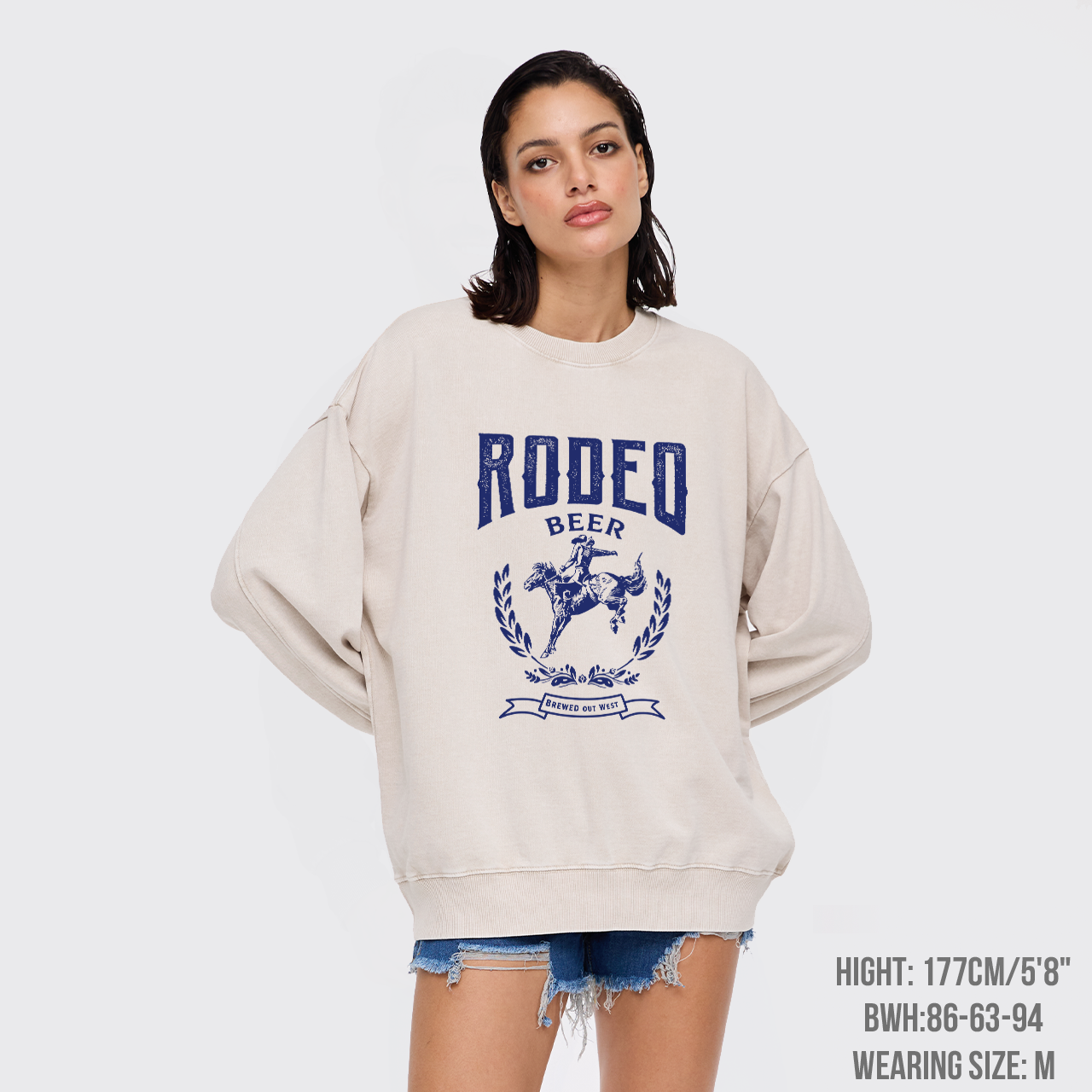 Rodeo Beer Washed Sweatshirts