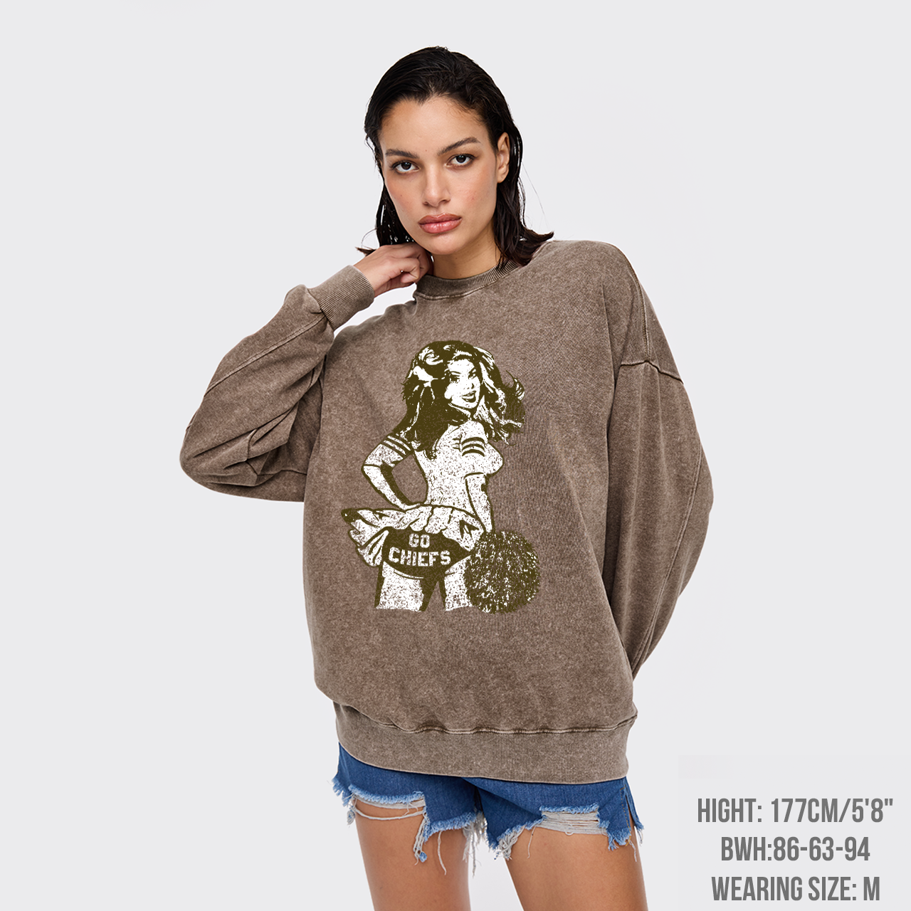 Go Chiefs Washed Sweatshirts