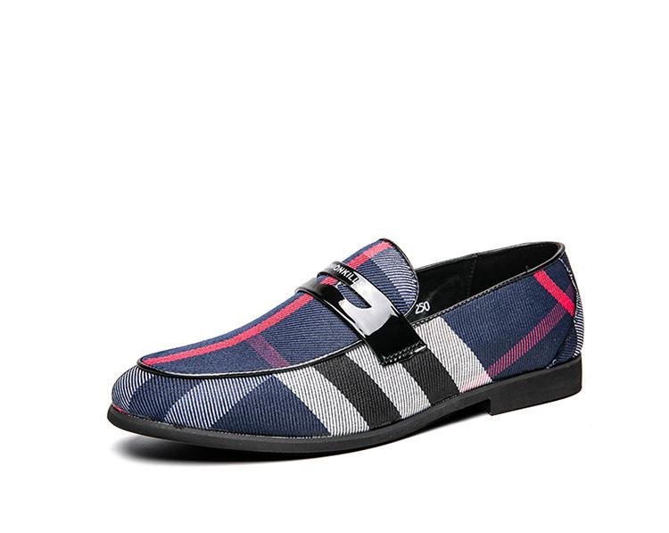 New classic formal color matching casual leather shoes 1024022105