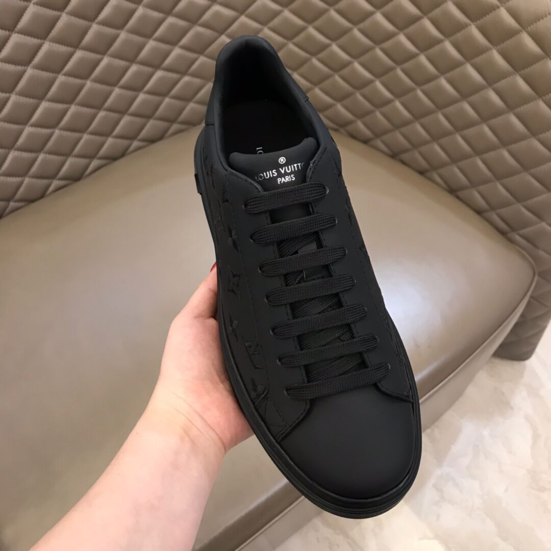 Black Monogram Luxembourg Sneaker