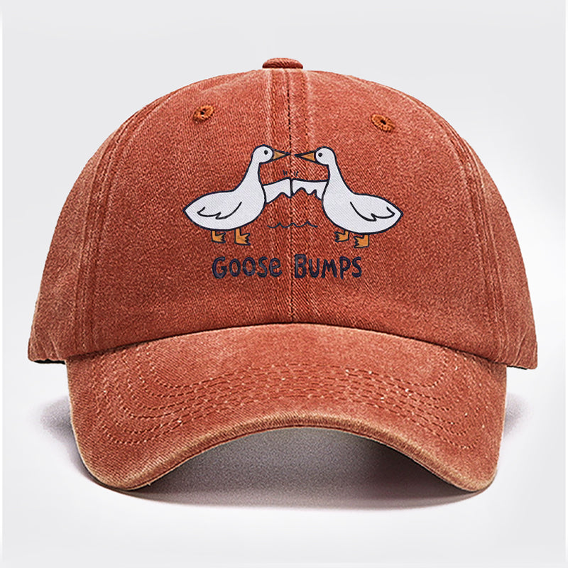 Goose Bump Embroidered Baseball Cap