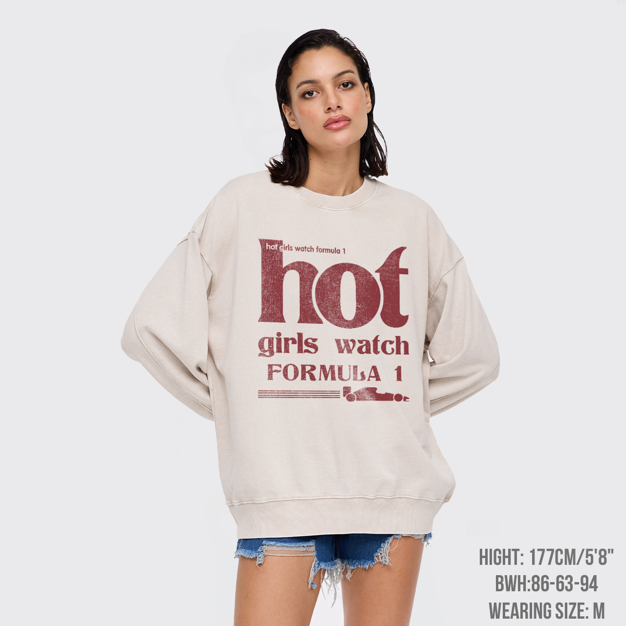 Formula One Washed Sweatshirts