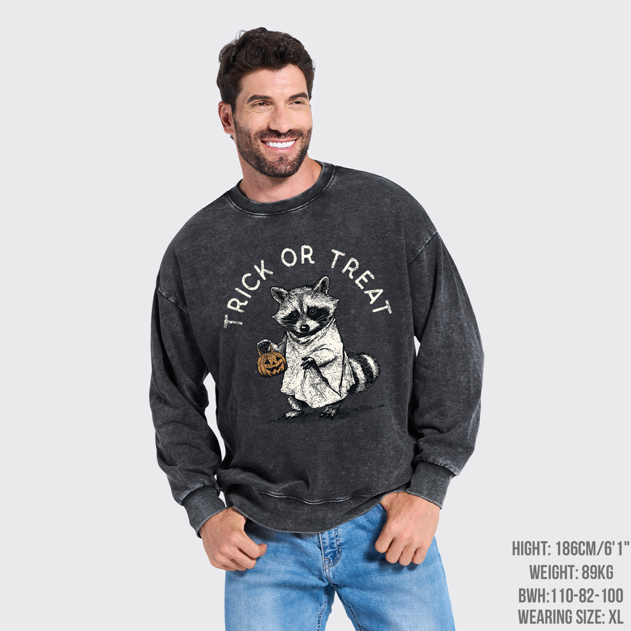 Trick Of Treat Washed Sweatshirts