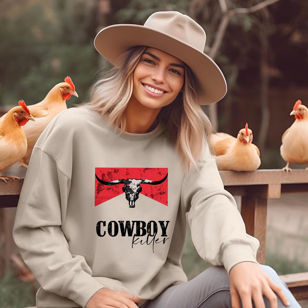 Cowboy Killer Vintage Western Sweatshirt