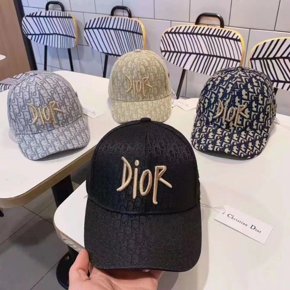 Explosive trendy brand D letter presbyopia embroidery baseball cap all-match cap
