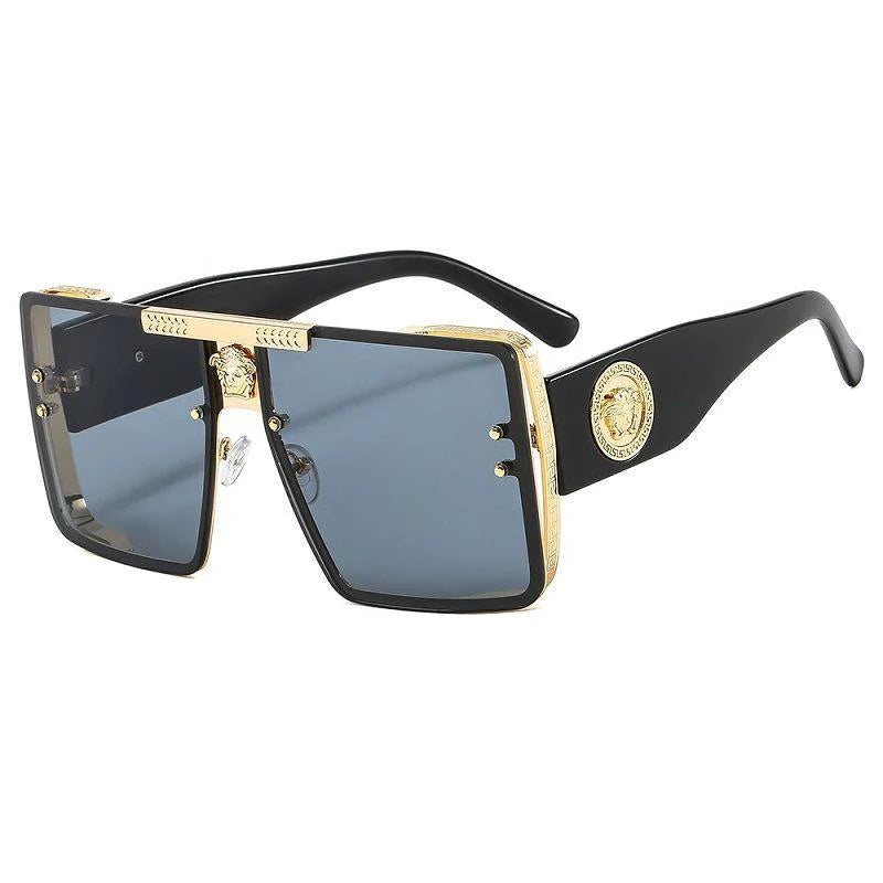 Fashion Generous Frame Glasses Personalized Metal Sunglasses 1024030805