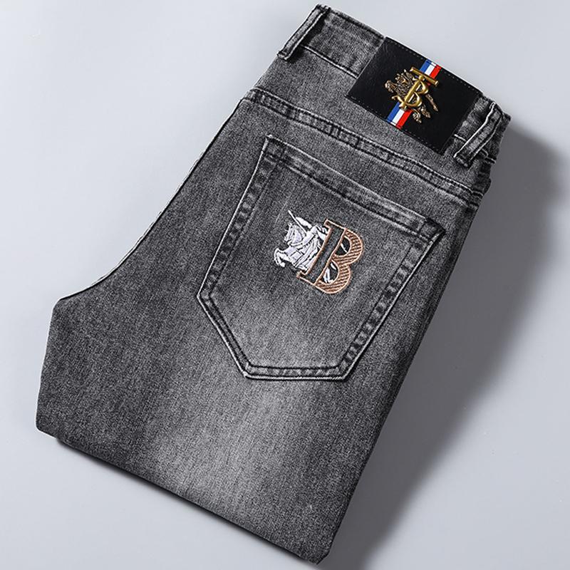 New embroidered denim trousers 1024022110