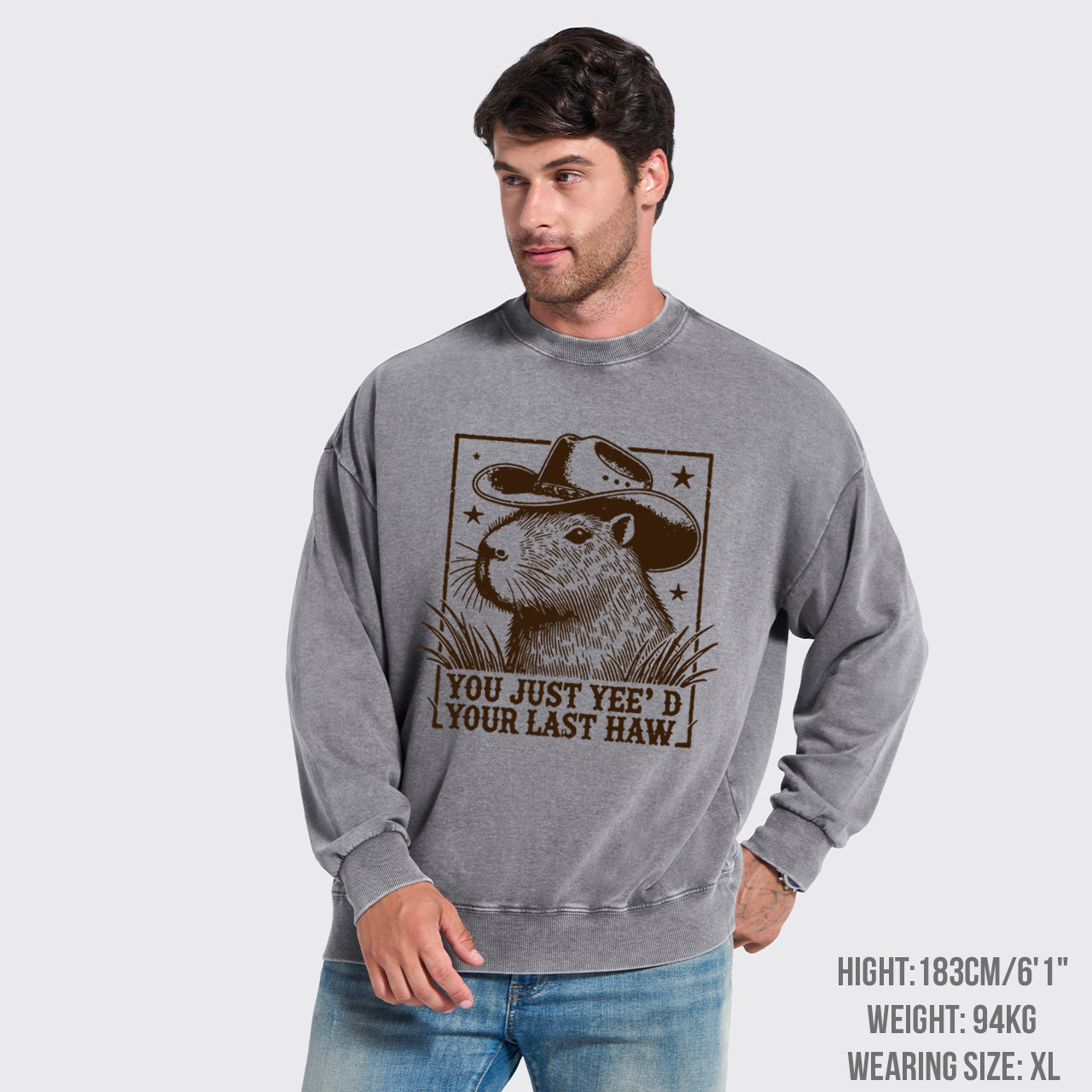 Goodbye, My Partner Washed Sweatshirts