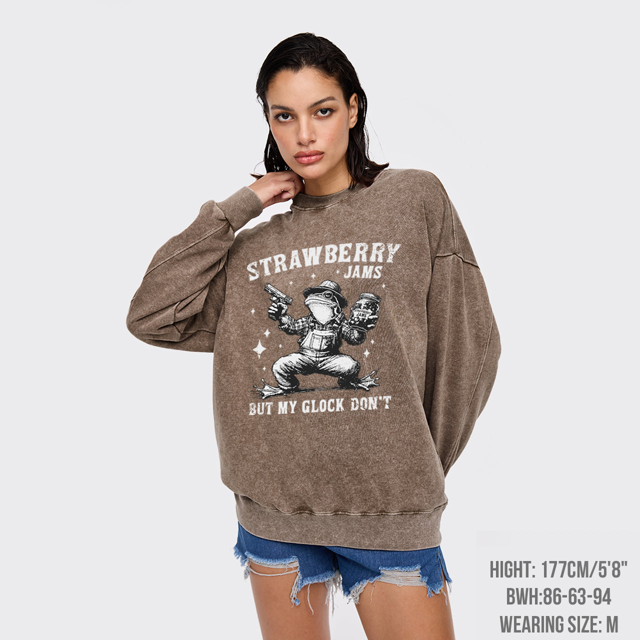 Don't You Take My Strawberry Jam Washed Sweatshirts