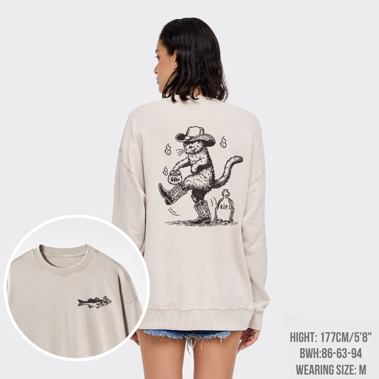 Are You Ready To Take My Grudge Washed Sweatshirts