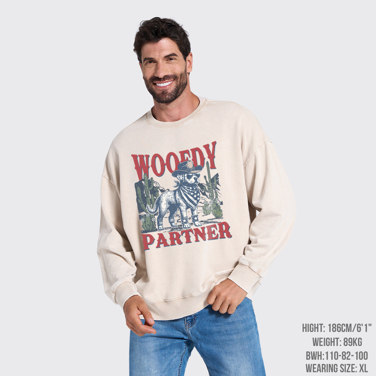 Woofdy Partner Washed Sweatshirts