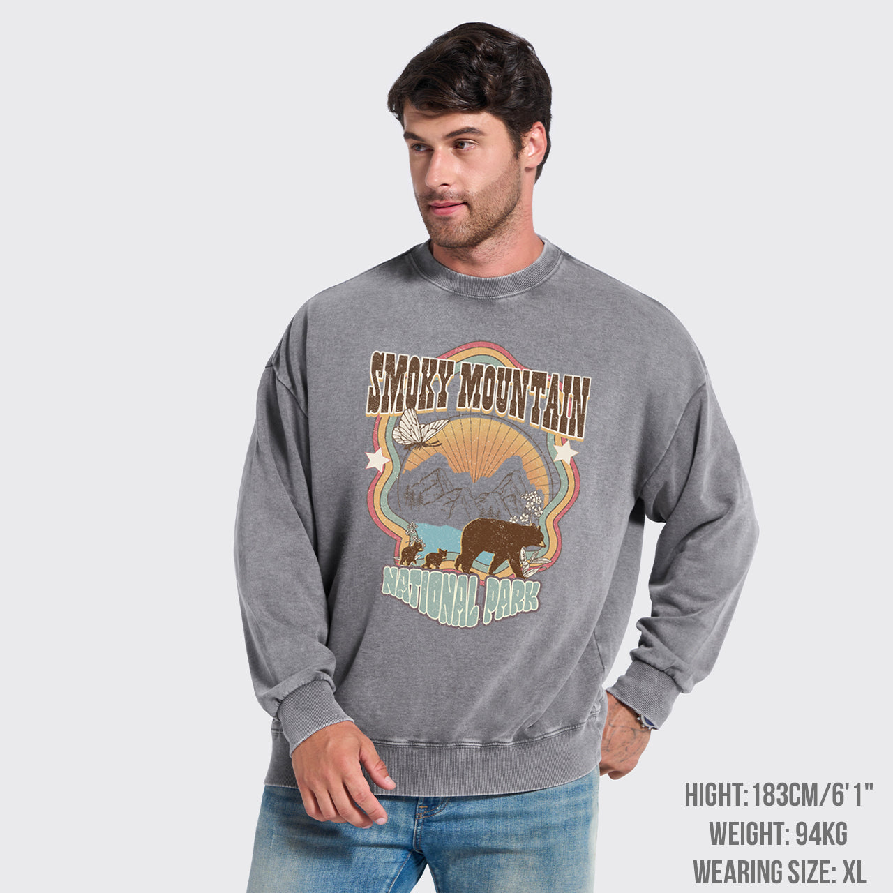 Smoky Mountains National Park Washed Sweatshirts