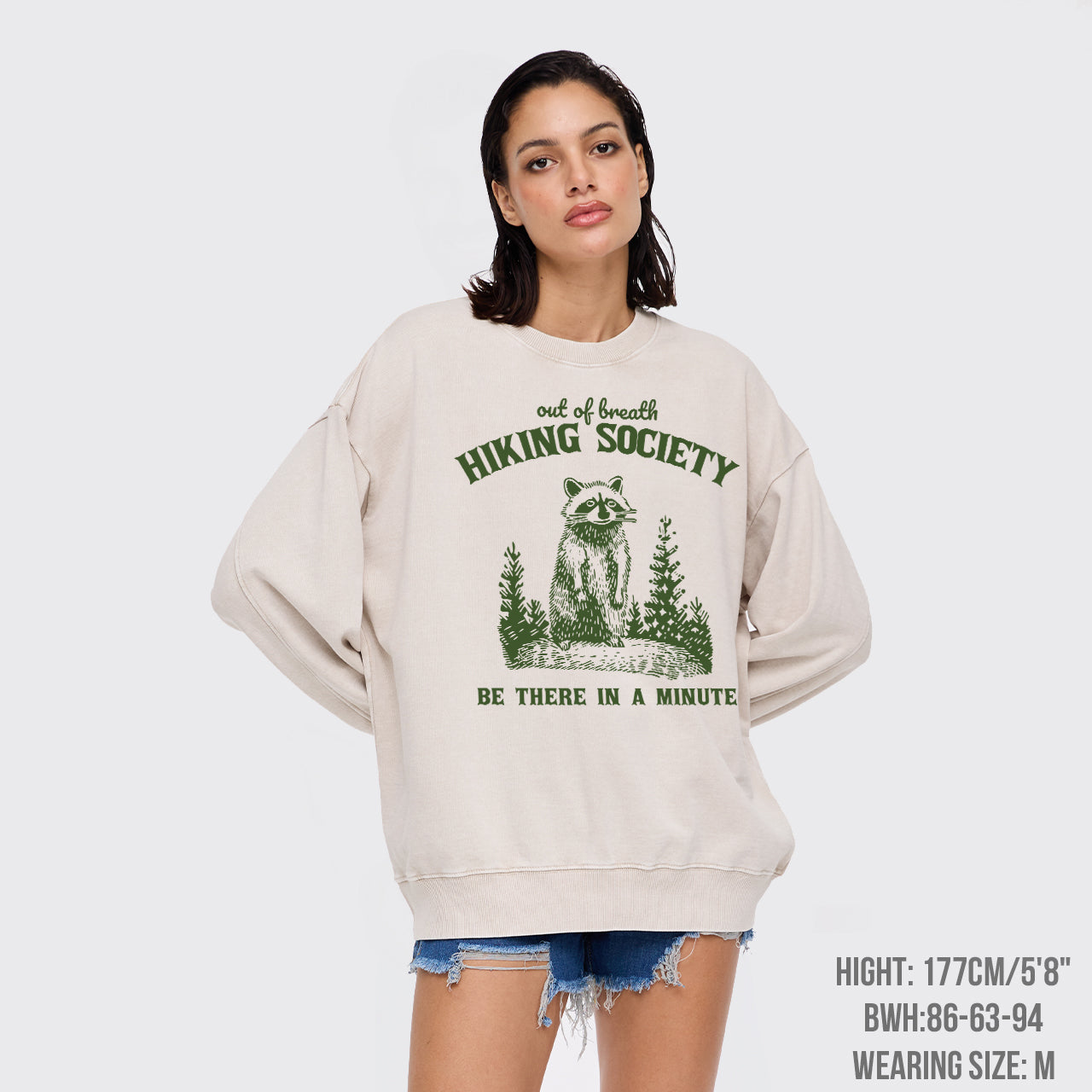 Out Of Breath Hiking Society Washed Sweatshirts