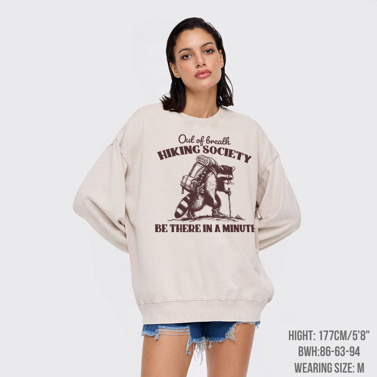 Out of Breath Hiking Society Washed Sweatshirts